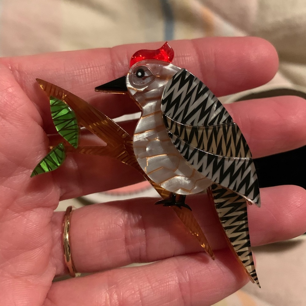 Erstwilder Tori Tree Drummer brooch